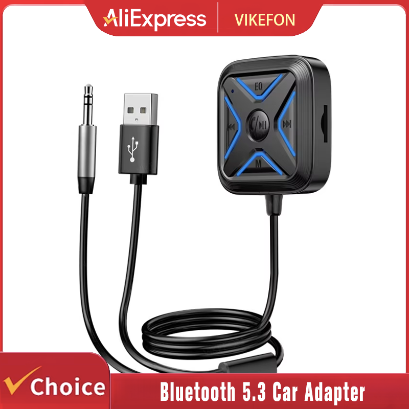 Bluetooth Adapter Receiver - Universeller Bluetooth 5.3 Auto-Adapter 3,5mm AUX-Adapter
