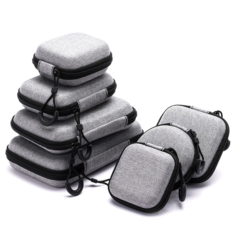 Headphone Case Hard - 1 Stück Tragbare Stoßfeste Kopfhörertasche Ohrhörer-Tasche
