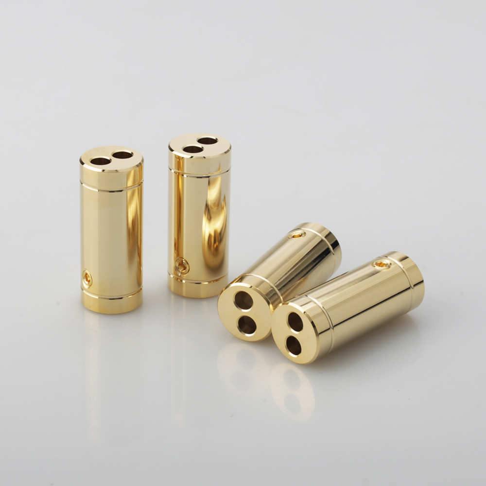 4 Stück verchromte/goldbeschic – Audio Splitter Y Bewertung und Preis