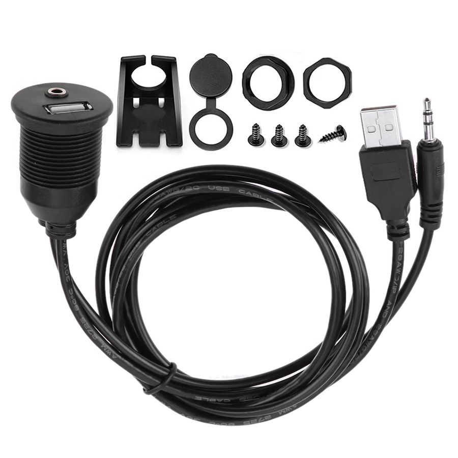 1m USB & 3,5mm Aux Stecker zu  – Cable Extension 3.5 Bewertung und Preis
